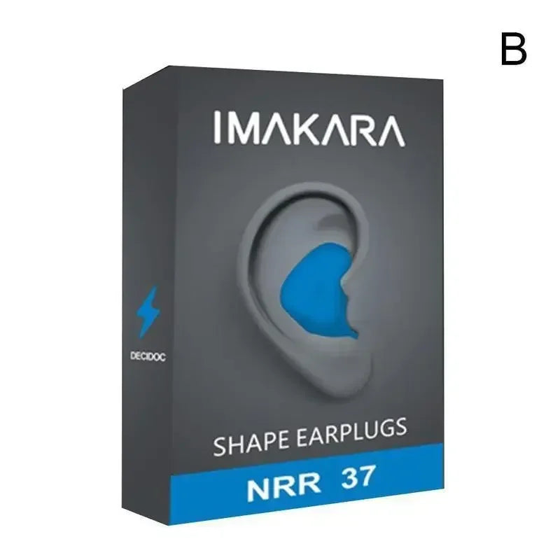 Anti-Noise Ear Plug Sound Insulation Ear Protection Earplugs Sleeping Plugs Waterproof Silicone Swim Earplugs Soft