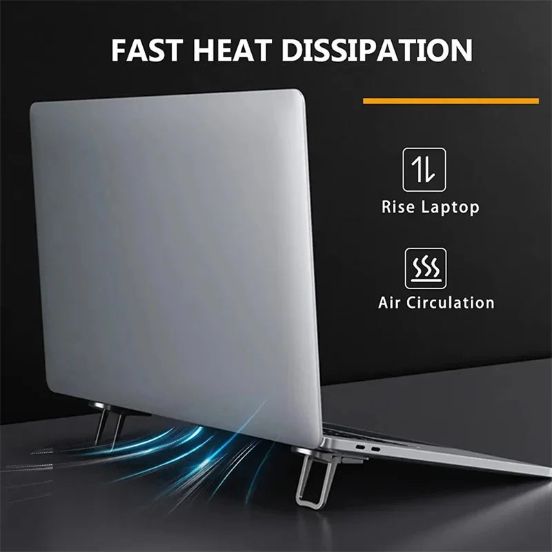 Adjustable Laptops Stand For Computer Keyboard Holder Mini Portable Legs Laptop Stand For Macbook Huawei Xiaomi Notebook Bracket