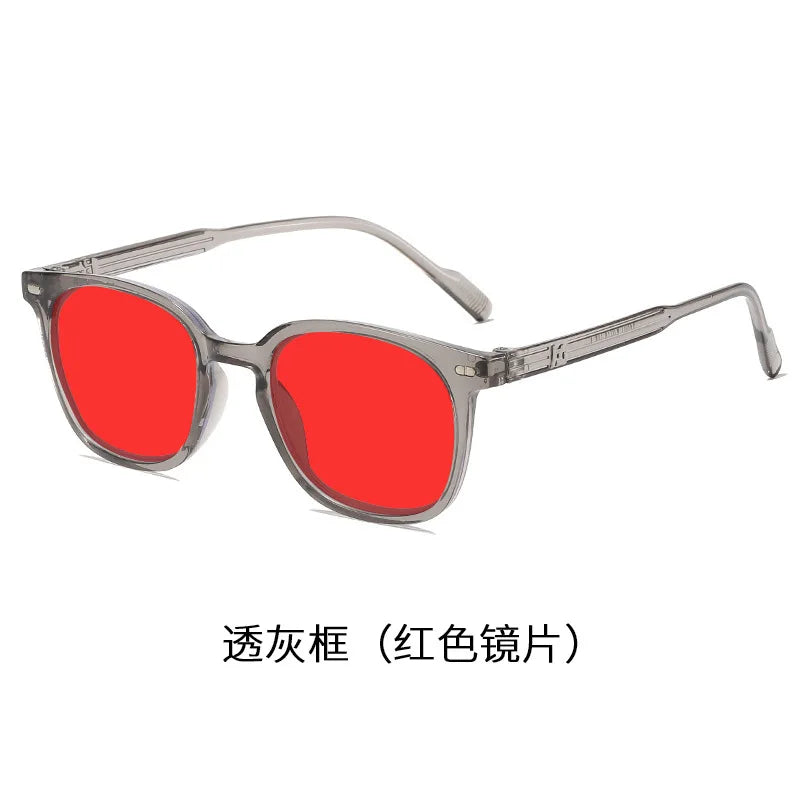 New Blue Light Glasses Men Glasses For Blue Light Blocking Red Lens For Computer Gaming Reduce Eyestrain Bluelight Glasses