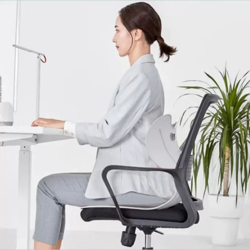 Posture-correcting lumbar support seat cushion, lumbar support seat cushion to adjust sitting posture and prevent hunchback