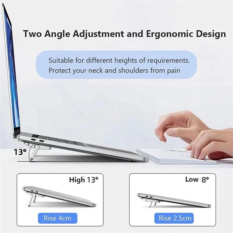 Adjustable Laptops Stand For Computer Keyboard Holder Mini Portable Legs Laptop Stand For Macbook Huawei Xiaomi Notebook Bracket